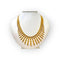 Collier Collier plastron à pampilles en or jaune 58 Facettes 330099341
