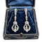 Boucles d'oreilles Art déco - Boucles d'oreilles en or blanc 18 kt et diamants 58 Facettes 494/26 G