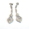 Boucles d'oreilles Art déco - Boucles d'oreilles en or blanc 18 kt et diamants 58 Facettes 494/26 G