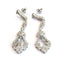 Boucles d'oreilles Art déco - Boucles d'oreilles en or blanc 18 kt et diamants 58 Facettes 494/26 G