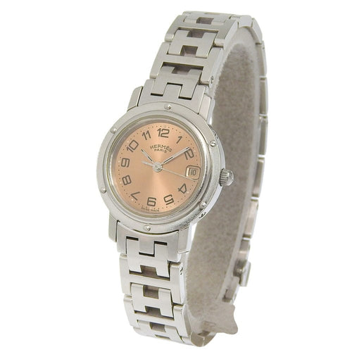 Montre Hermès Clipper - Montre quartz en acier inoxydable 58 Facettes ooa7va2jfr
