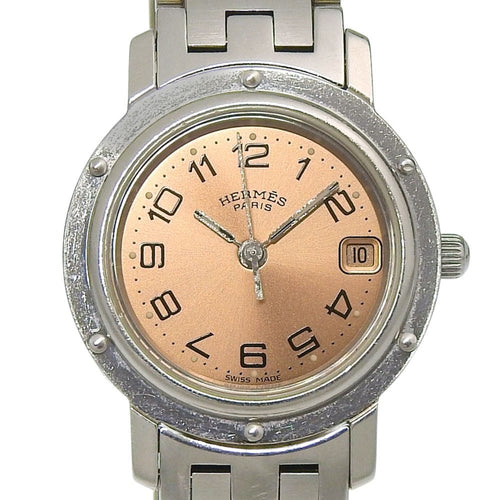 Montre Hermès Clipper - Montre quartz en acier inoxydable 58 Facettes ooa7va2jfr