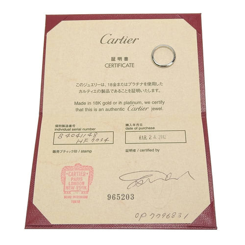 Bague 48 Cartier 1895 - Alliance en platine 58 Facettes jhu9gj4rbk