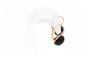 Boucles d'oreilles Napoléon III - Boucles d'oreilles en or jaune 18 carats et jais 58 Facettes B594