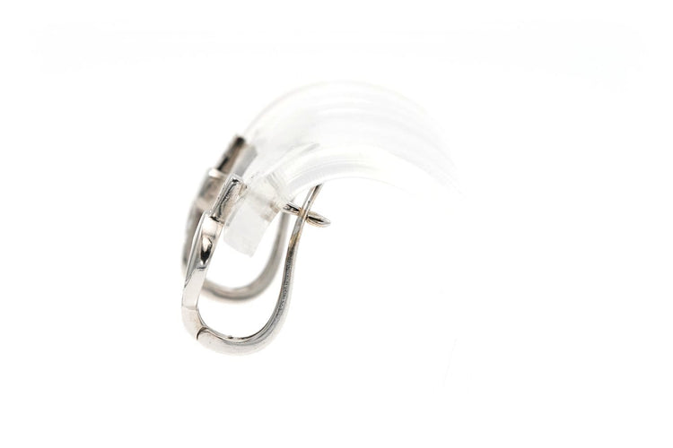 Boucles d'oreilles Boucles d'oreilles en or blanc 14 carats et diamants 58 Facettes B624