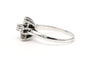 55 Bague contemporaine en or blanc 18 carats et diamants 58 Facettes 22591