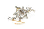 Napoléon III - Broche en or jaune, argent, perles et diamants 58 Facettes 23092