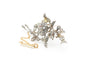 Napoléon III - Broche en or jaune, argent, perles et diamants 58 Facettes 23092