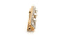 Art déco - Broche en or jaune, perles et diamants taille rose 58 Facettes 21629