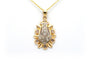 Art Déco - Pendentif en or jaune et blanc 18 carats et diamants 58 Facettes 22686