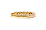 54 Alliance demi-américaine en or jaune 18 carats et diamants 58 Facettes 22695
