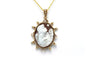 Art Déco - Pendentif en or jaune, camée, perles et diamants 58 Facettes 22704