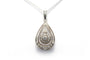 Art déco - Pendentif en or blanc 18 carats et diamants 58 Facettes 22768