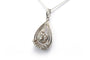 Art déco - Pendentif en or blanc 18 carats et diamants 58 Facettes 22768