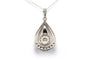Art déco - Pendentif en or blanc 18 carats et diamants 58 Facettes 22768