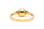 55 Art Déco - Bague en or jaune et blanc, perle et diamants 58 Facettes 22867