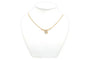 Collier contemporain en or jaune, or blanc et diamants taille 8/8 58 Facettes 22909
