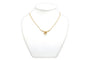 Collier contemporain en or jaune, or blanc et diamants taille 8/8 58 Facettes 22909