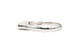 52 Bague contemporaine en or blanc et diamants taille brillant 58 Facettes 22893