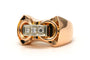 56 Art Deco - Ring in 18-karaats geelgoud en diamanten 58 Facettes 23799