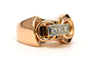 56 Art Deco - Ring in 18-karaats geelgoud en diamanten 58 Facettes 23799