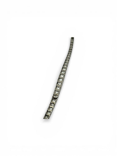 Romolo Verga - Brățară rivière din Platină, aur gri și diamante 58 Facettes Aze