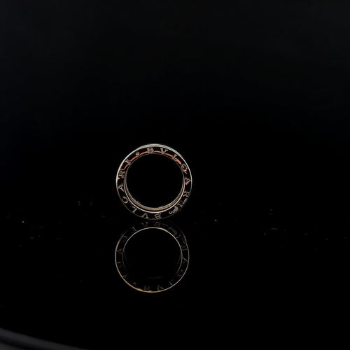 57 Bulgari B.Zero1 - Anillo de tres filas en oro blanco de 18 quilates 58 Facettes 19609