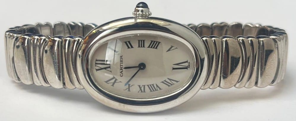 Cartier baignoire 1955 Mini - Women's watch in white gold 58 Facettes 269337