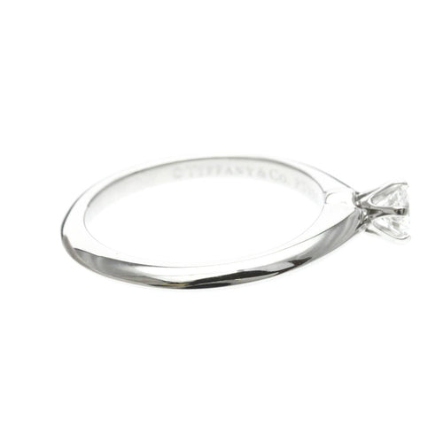 49 Tiffany & Co. Tiffany Setting - Prsten Solitér z Platina a diamantem 58 Facettes w3gnsl0k95