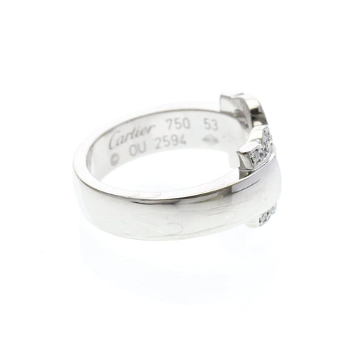 53 Cartier 2C - Ring aus 18K Weißgold 58 Facettes fps5b034nl