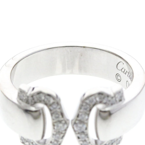 53 Cartier 2C - Ring aus 18K Weißgold 58 Facettes fps5b034nl