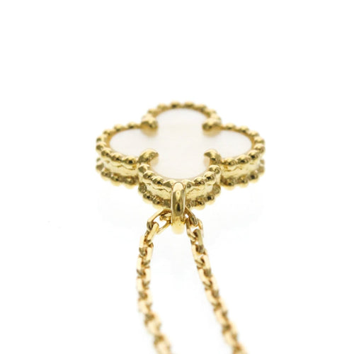 Van Cleef & Arpels Sweet Alhambra - Hänge i gult guld och pärlemor 58 Facettes rs8fii8puk