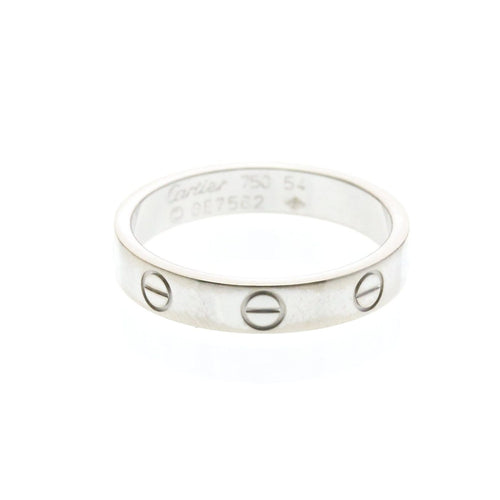 54 Cartier Love - Pierścionek z białego złota 18K 58 Facettes u8lpeue0l9