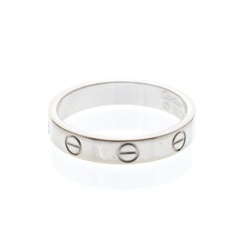 54 Cartier Love - Pierścionek z białego złota 18K 58 Facettes u8lpeue0l9