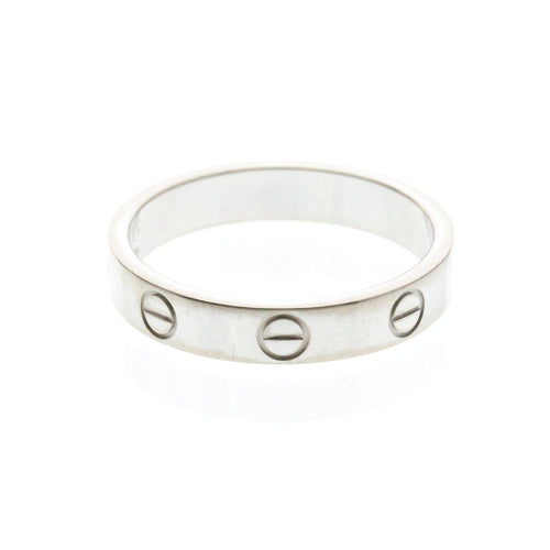 54 Cartier Love - Pierścionek z białego złota 18K 58 Facettes u8lpeue0l9