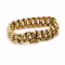 Bracelet double maille entrelacée en or 750 58 Facettes BRA-1108-02