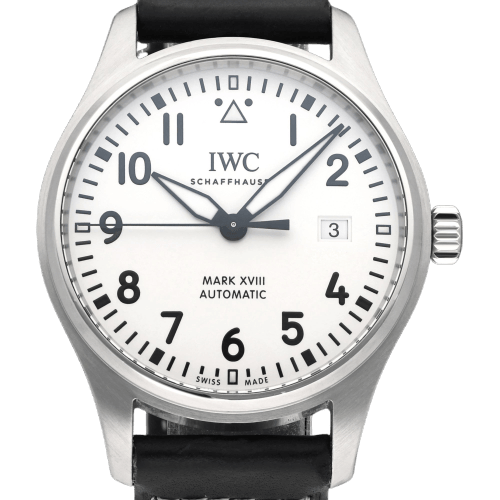 Montre IWC - Montre Pilot Mark IW327002 en acier 58 Facettes IWC/PLT/011