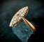51 Bague marquise XIXe en or rose, rubis et diamants 58 Facettes Bague 27