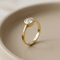 Bague 58 Bague solitaire en or jaune 585 et diamant 58 Facettes HJ062615