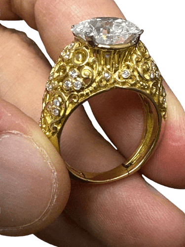 54 Cartier - Bague en diamants 58 Facettes F37