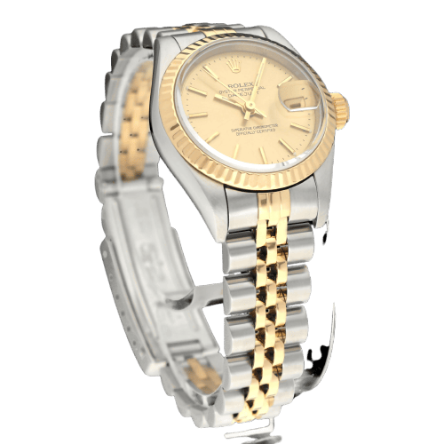 Montre Rolex - Montre Lady-Datejust 69173 or et acier 58 Facettes ROL/LDJ/731