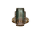 54 Bague tourmaline « melon d'eau » en or jaune et diamants 58 Facettes 323/791