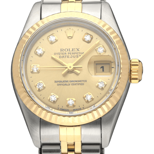 Montre Rolex - Montre Lady-Datejust 69173G or et acier 58 Facettes ROL/LDJ/739