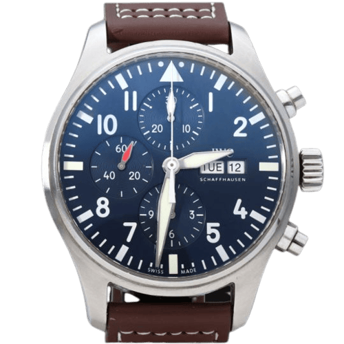 IWC Pilot - Montre Chronograph Petit Prince en acier 58 Facettes MT47762