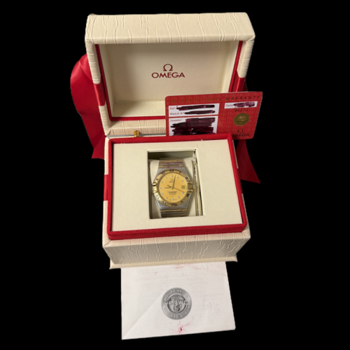 Montre Omega Constellation - Montre en or jaune, acier et diamants 58 Facettes MT47961