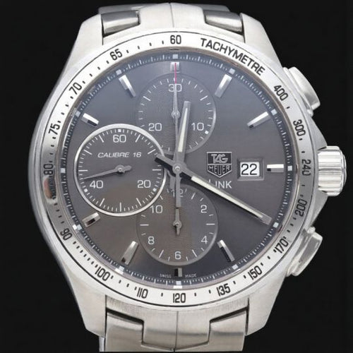 Montre TAG Heuer Link - Montre automatique en acier 58 Facettes MT47418