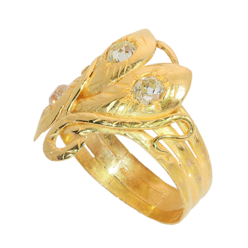26065-0149.p05_Anello triplo vittoriano Snake con diamanti taglio old mine in oro-en.jpg