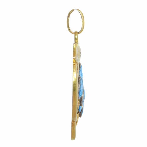 26065-0291.p04_Ca  1900 Arts and Crafts Art Nouveau Gold Enamel Diamond Pendant-en.jpg