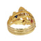 26106-0234.p11_Anillo triple de serpiente en oro texturizado con rubí  zafiro y diamante  ca  1900-en.jpg
