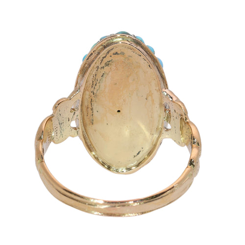 26106-0420.p11_A Grand Victorian Letter E Ring in Turquoise Pearl and Gold circa 1870-en.jpg